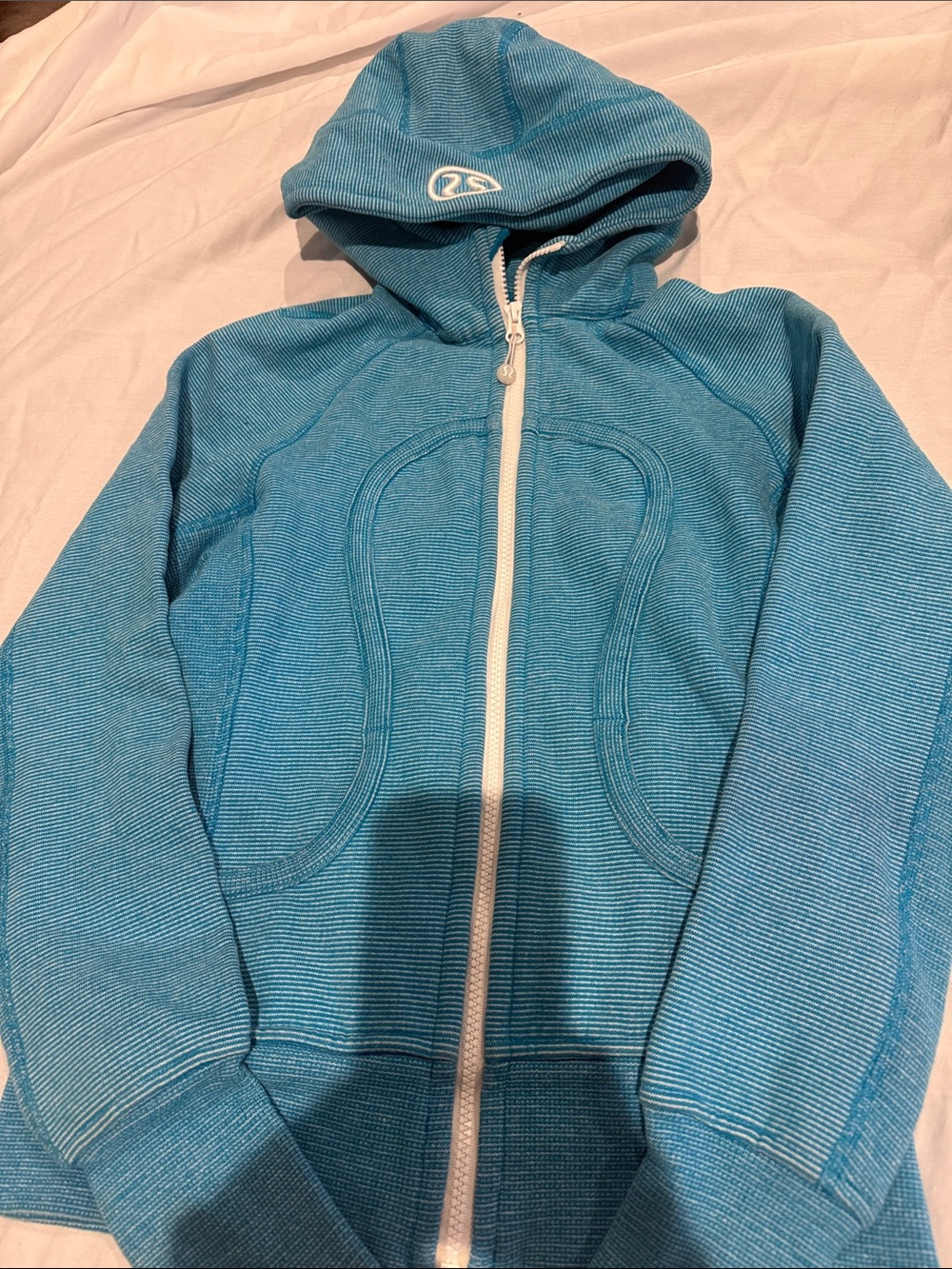 lululemon athletica Teal Zip Hoodie with Hood size 4
